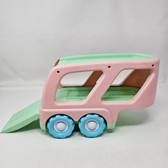 Fun Little Toys Transport Car Trailer‎ ONLY Pink Girls Missing Parts - Picture 1 of 9